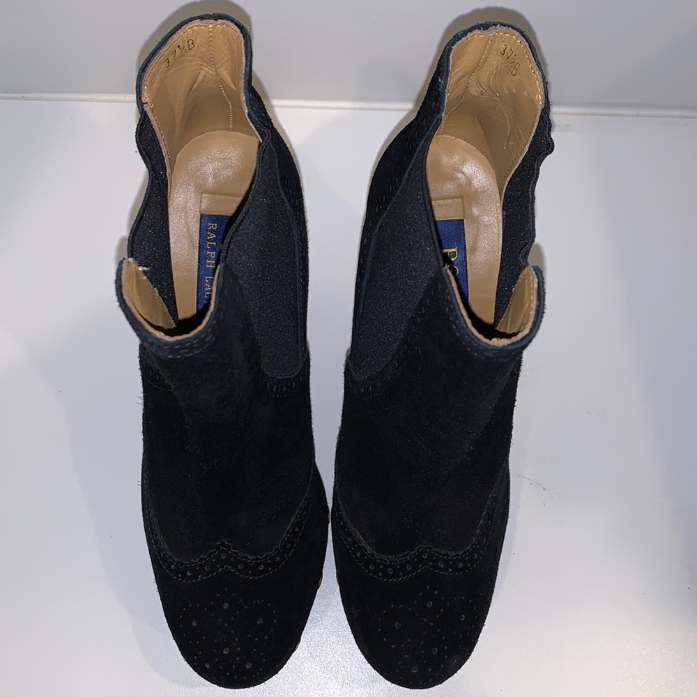Polo Ralph Lauren Camryn Suede Bootie. - Picture 10 of 15
